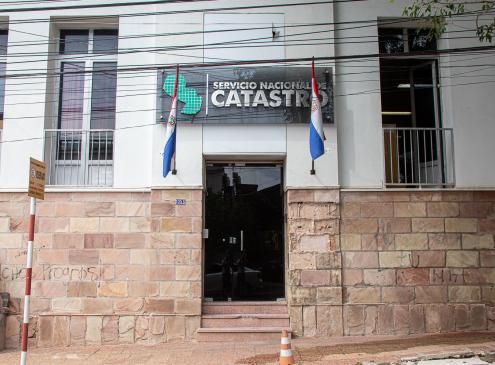 Fachada del edificio de Catastro