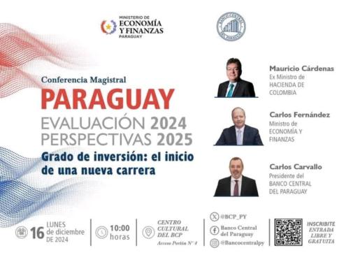 Flyer Conferencia Magistral - Evaluación y Perspecitvas Económicas