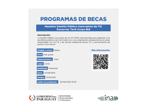Flyer de Becas Koica