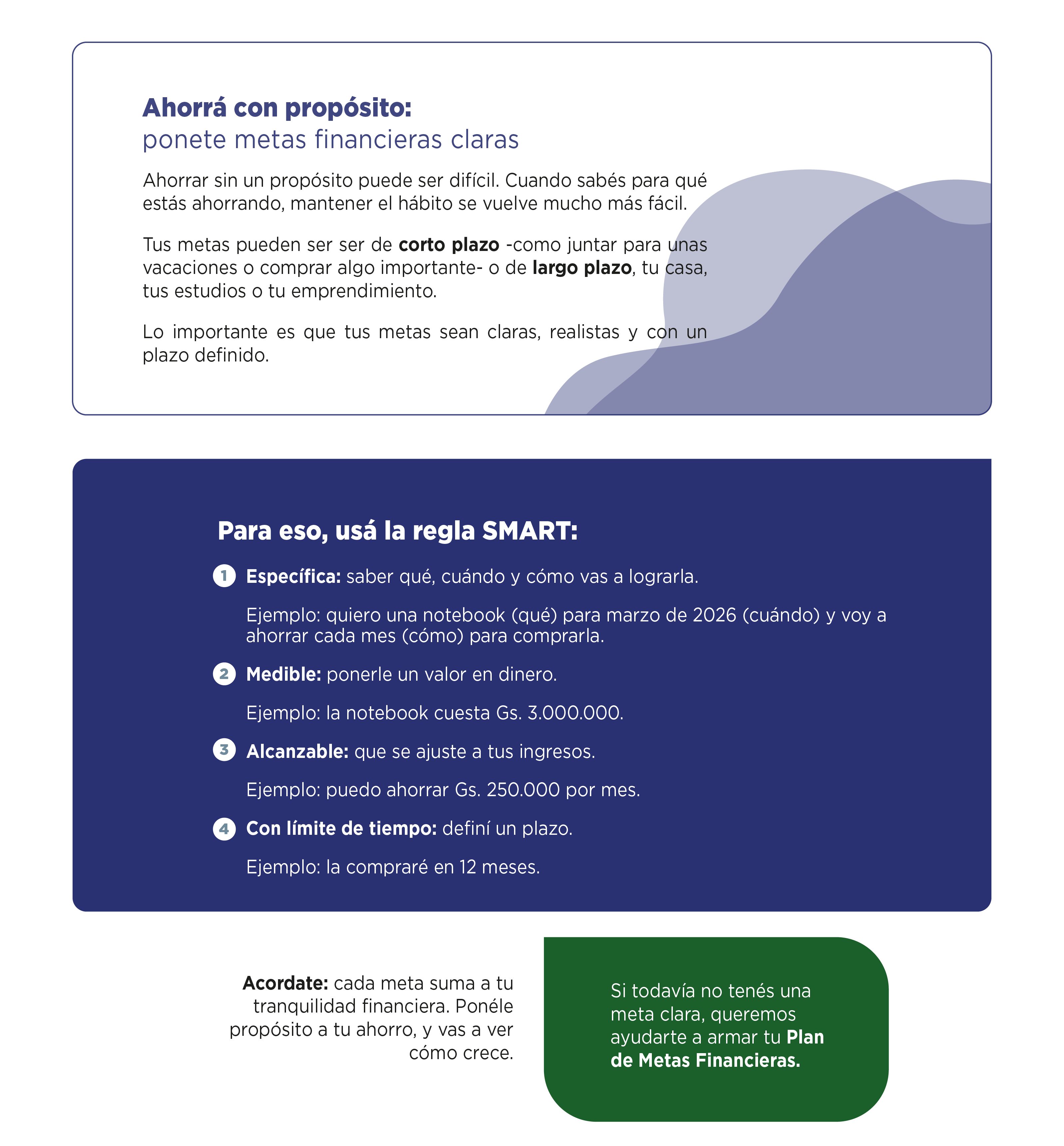 Imagen de Ahorrá con propósito