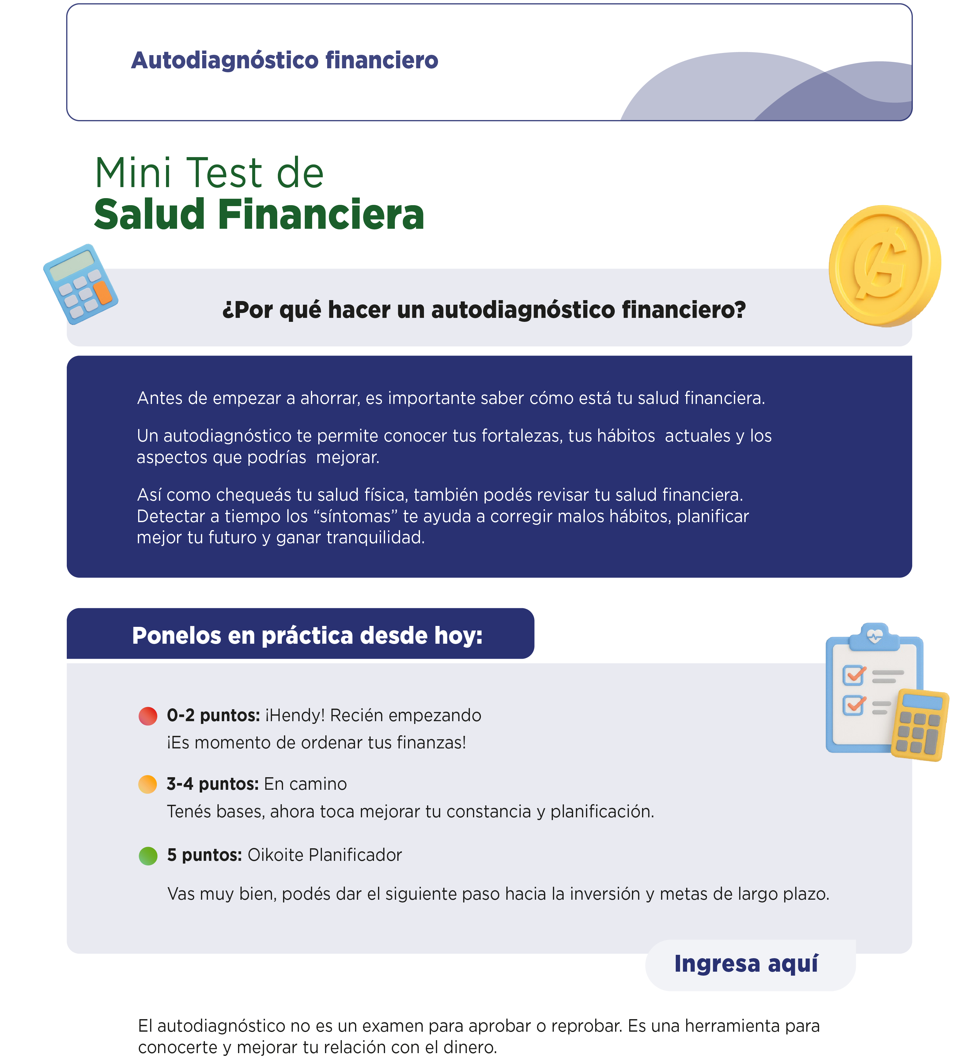 Imagen de Autodiagnóstico financiero
