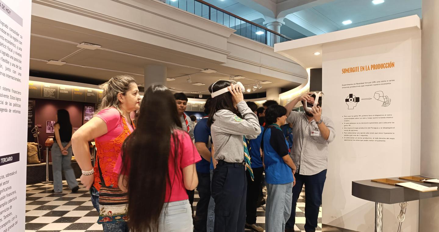 Estudiantes en el Museo