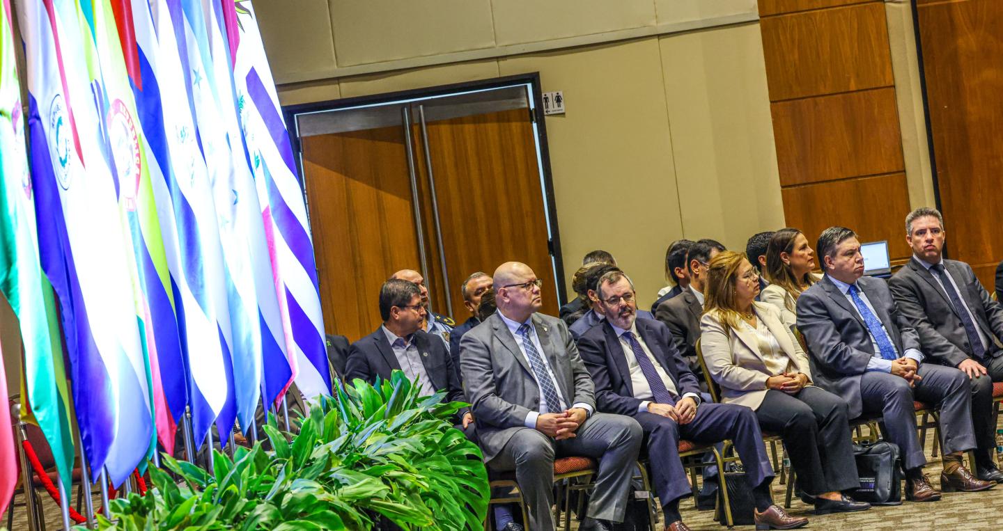 Oscar Lovera en reunión de Gafilat