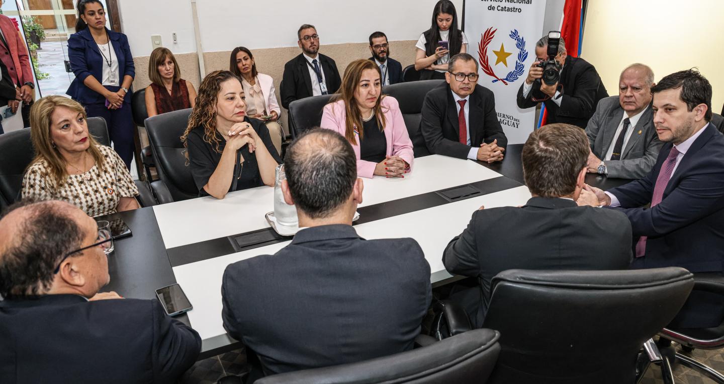 Charotti en reunión de instalación de RUN 