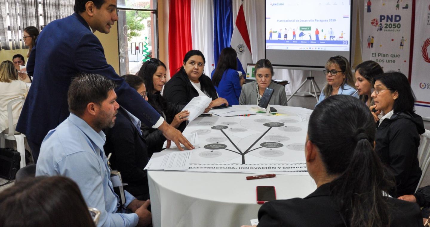 Taller del PND 2050 en Pilar