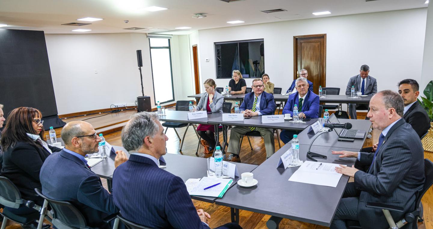 Reunión con congresistas de EEUU