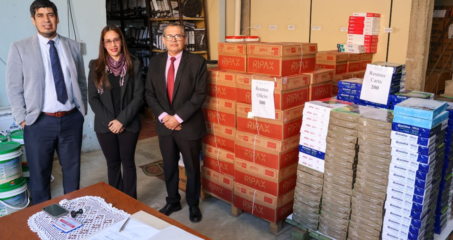 Donación de resmas