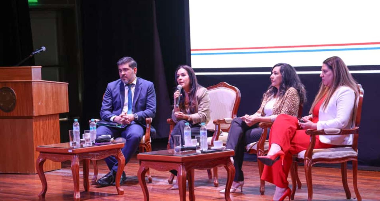 Viceministra Andrea Picaso en capacitación sobre la Ley N° 7445/2025