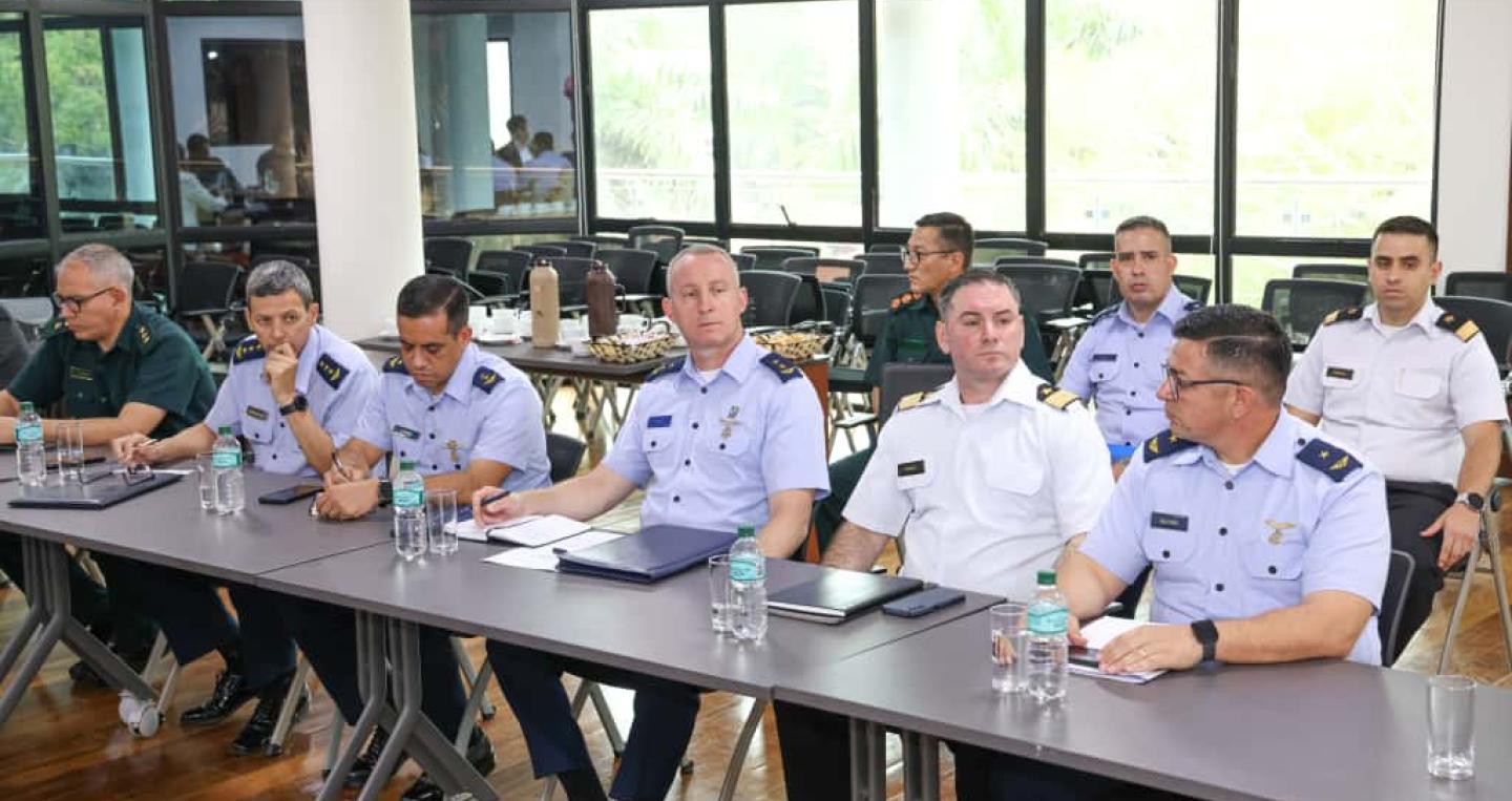 Participantes de la reunión de la Caja Fiscal