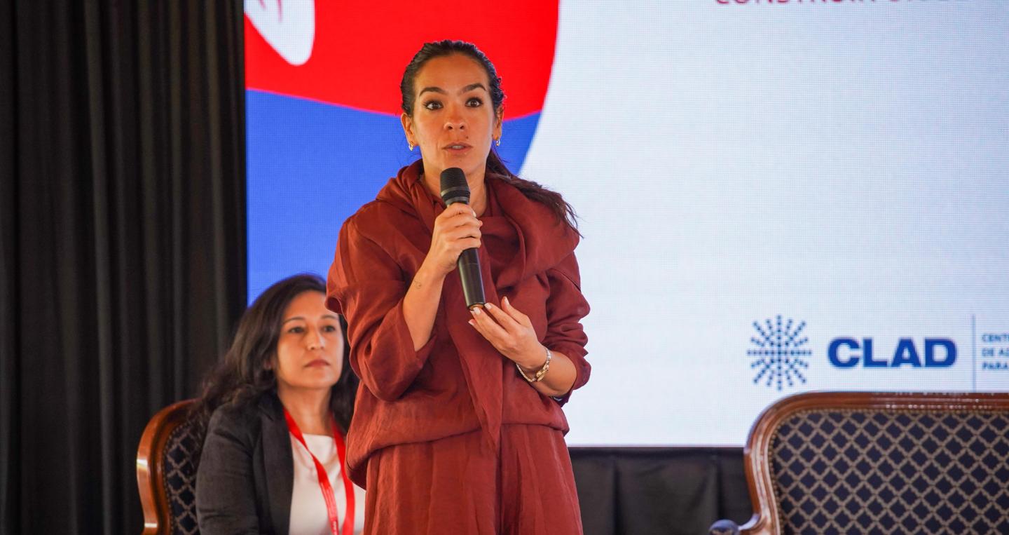 Viceministra Picaso en CLAD