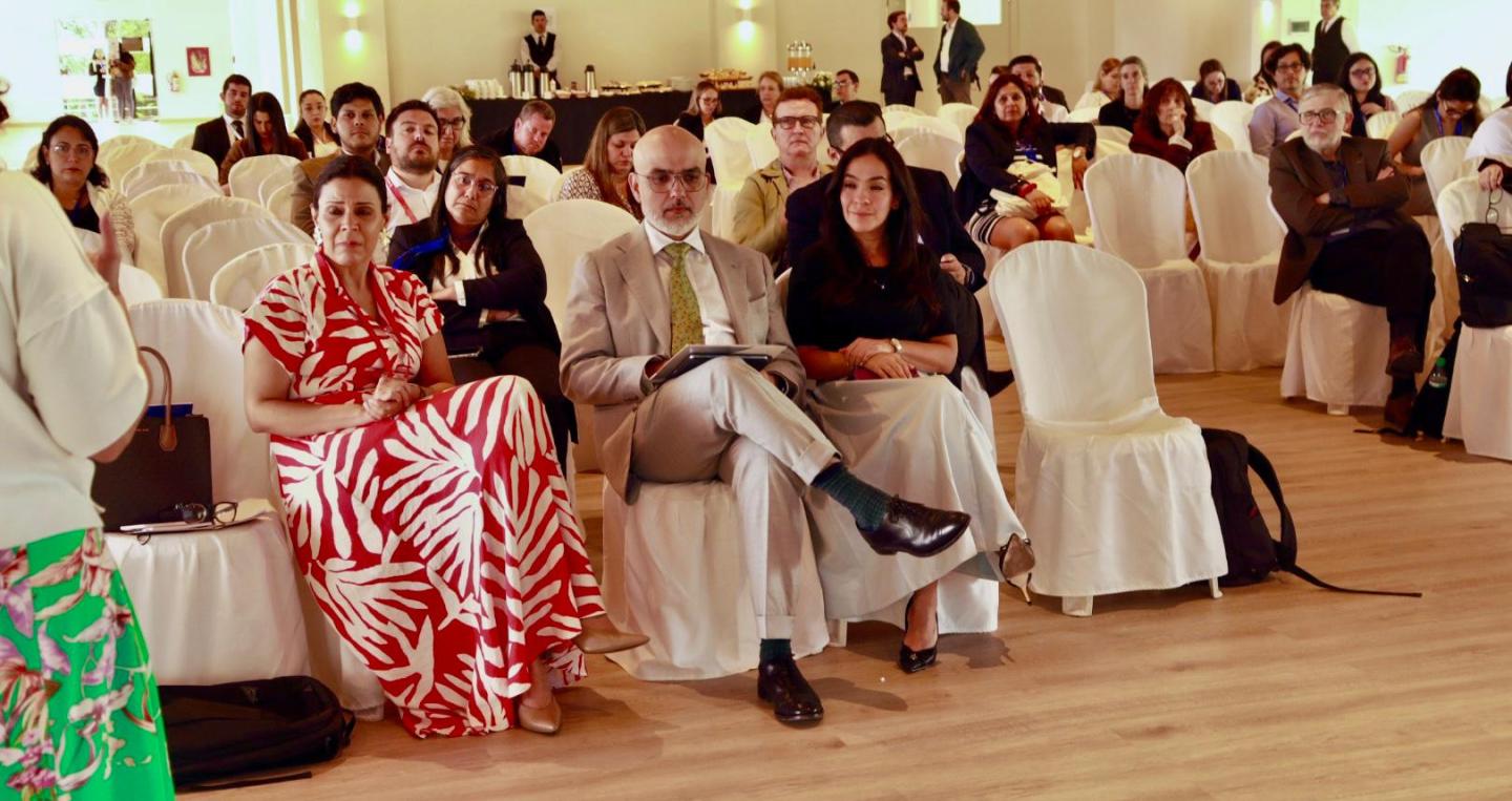 Andrea Picaso en evento del CLAD