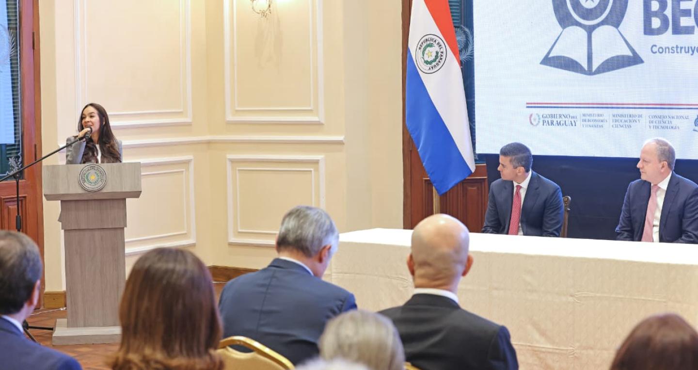 Andrea Picaso en los 10 años de Becal 