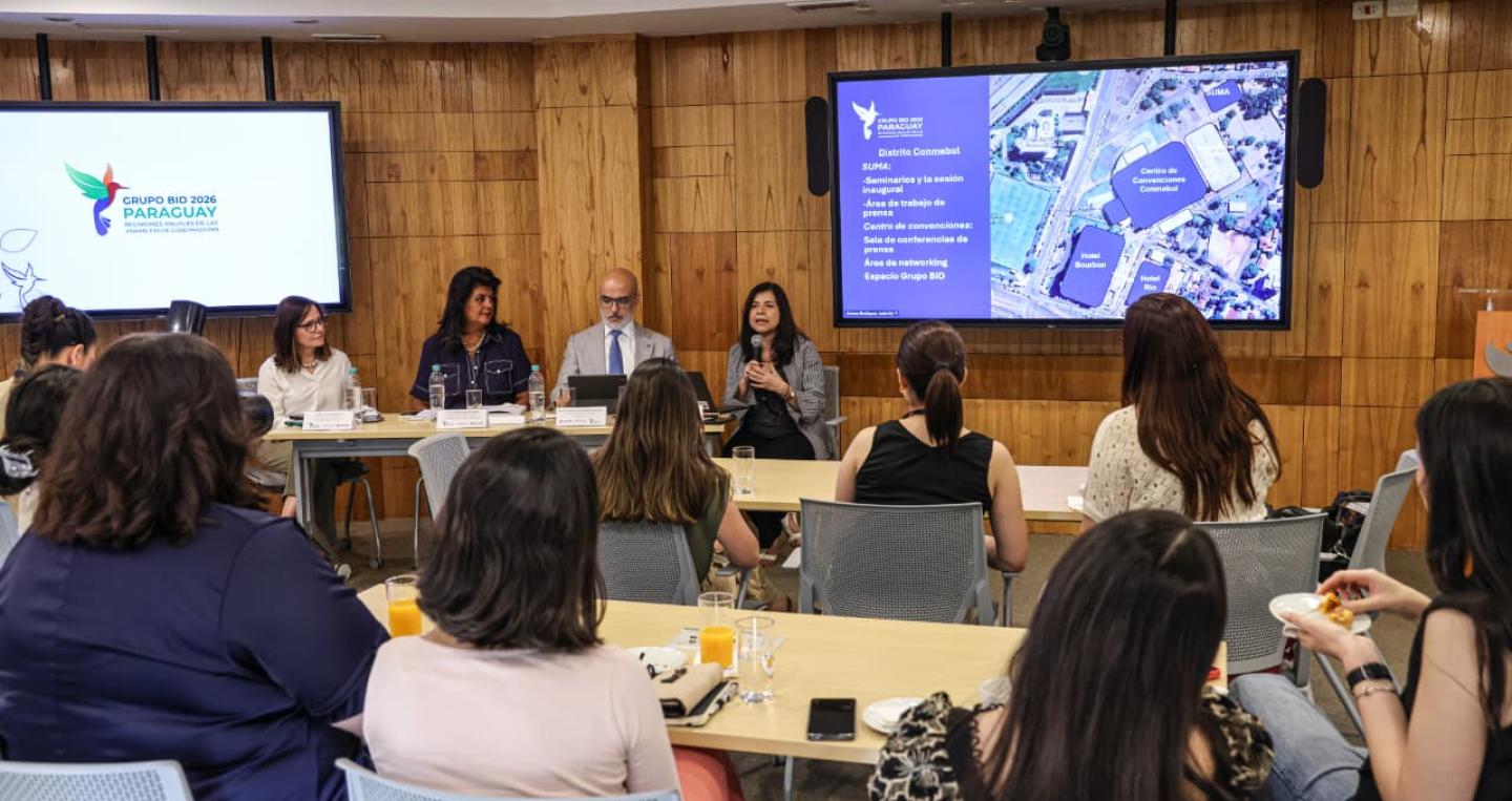 BID y MEF presentaron a miembros de la prensa las Asambleas del Grupo BID