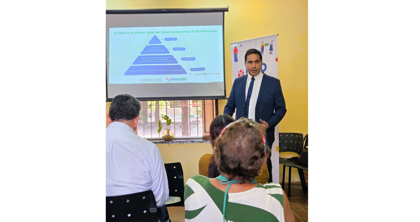 la socialización territorial del Plan Nacional de Desarrollo Paraguay 2050 (PND 2050) 