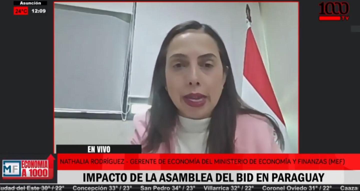 Gerente de Economía, Nathalia Rodríguez