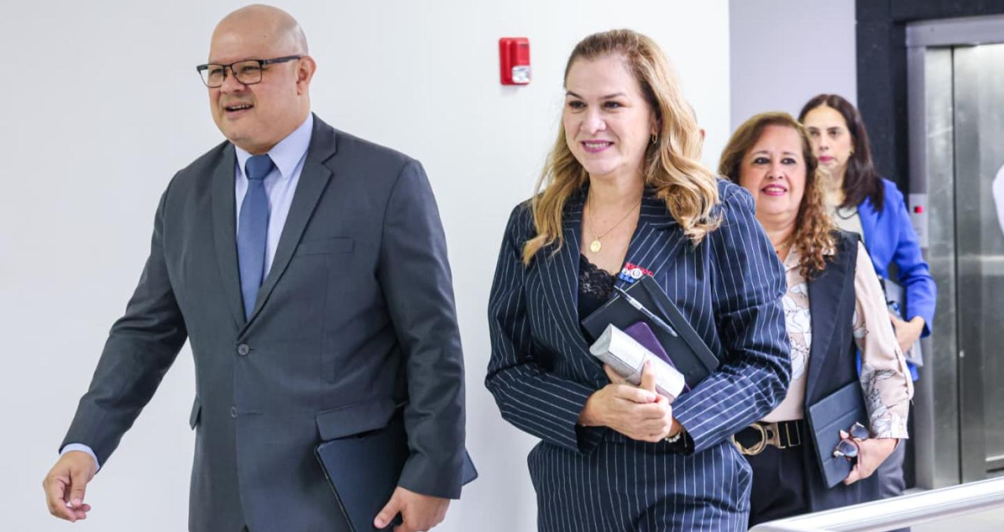 Reunión con farmacéutica