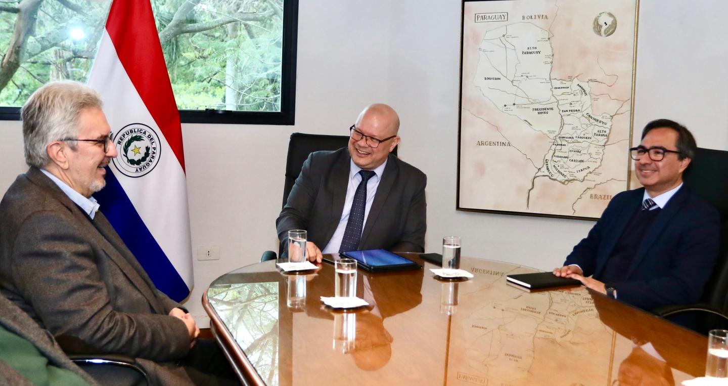 Ministro Lovera con Duarte
