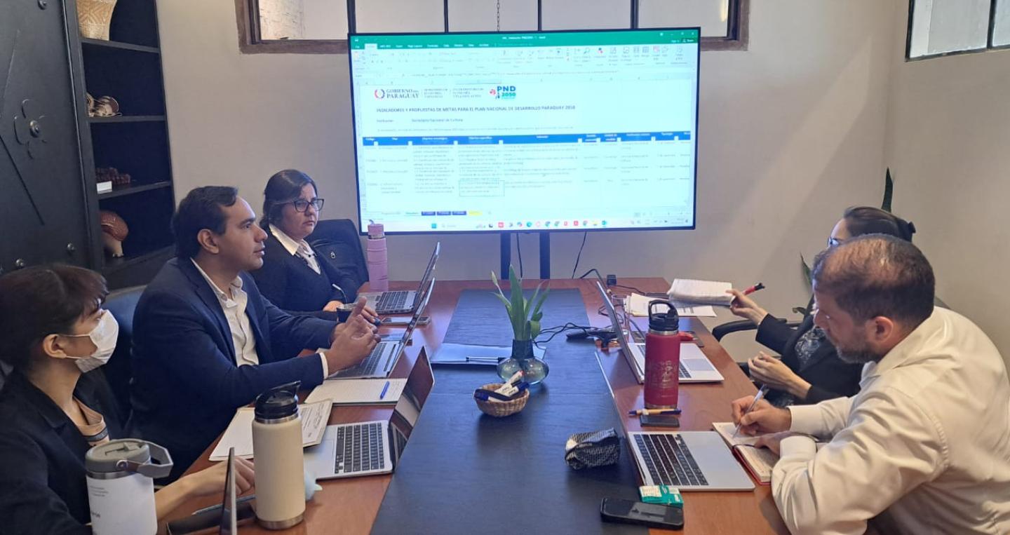 Reunión de validación de los indicadores y metas del PND Paraguay 2050
