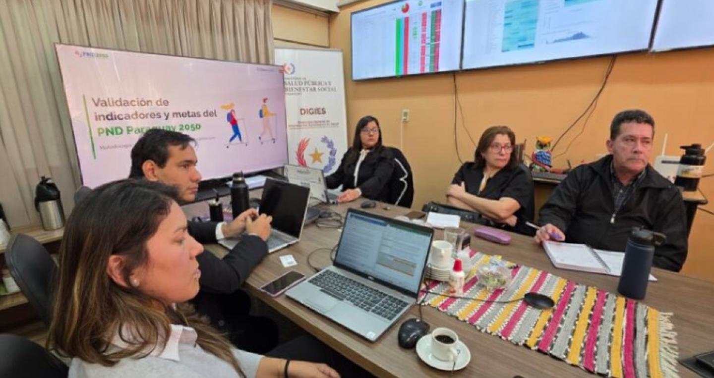 Reunión de validación de los indicadores y metas del PND Paraguay 2050