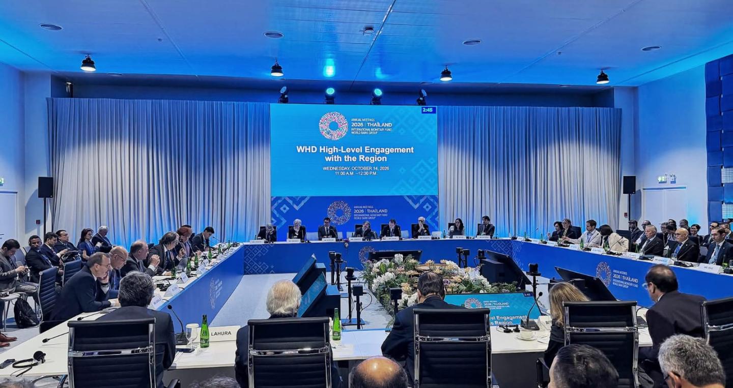 Reuniones con el FMI y BM