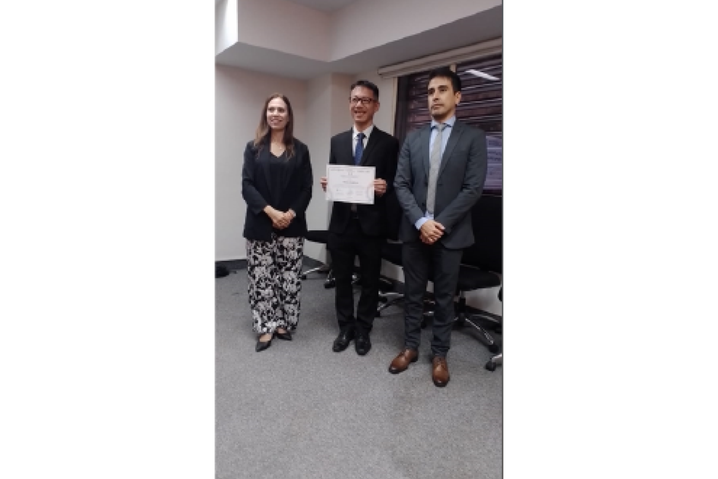 Entrega de reconocimiento a JICA