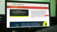 captura de pantalla web catastro