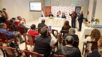 Encuentro de investigadores, autoridades y otros, referente al desarrollo economico nacional
