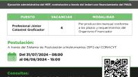 flyers informativos al llamado a concurso