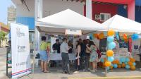Stand de Inapp y Becal en feria Palmear 