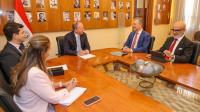 Reunión del ministro con representante del BID 