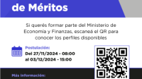 flyer de concurso de méritos