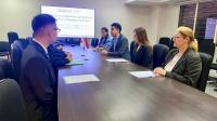 Reunión de autoridades del MEF y JICA