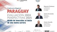 Flyer de evento "Evaluación 2024 y Perspectivas 2025"