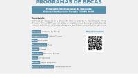 Flyer becas Taiwan