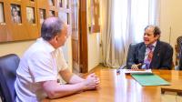 Reunión del ministro Fernández con Oscar Vicente Scavone 