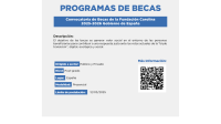 Flyer becas INAPP con la Fundación Carolina