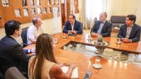 Reunión del ministro Carlos Fernández con el CEO de Atome PLC