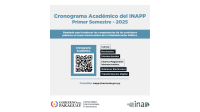 Flyer cronograma 2025 Inapp