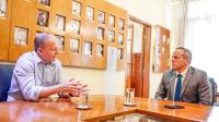 Reunión del ministro Carlos Fernández Valdovinos con el contralor