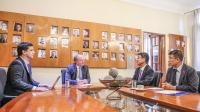Reunión con el embajador de Japón 