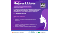 Flyer Mentoría de Mujeres Líderes 