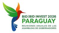 Logo de Asambleas del BID en Paraguay