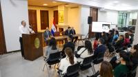 Ministro Fernández Valdovinos en acto de nombramiento del VEP