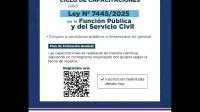Flyer Ley de la Función Pública 