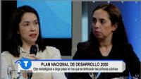 Autoridades del MEF sobre PND 2050 en programa televisivo 