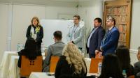 Martía Teresa Dïaz en taller con el BID 