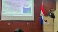 Jorge Delgado en la Universidad Nacional de Canindeyú 