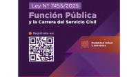 Flyer Ley de la Función Pública 