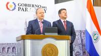 Ministro Carlos Fernández Valdovinos en conferencia en Mburuvicha Róga