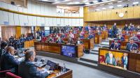 Ministro Carlos Fernández en Audiencia sobre reforma del transporte público
